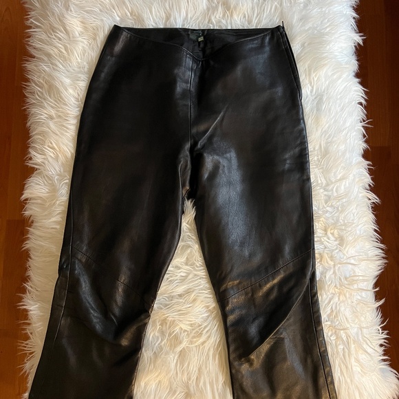 Vintage Daniel Leather Pants sz 4 - Picture 3 of 5